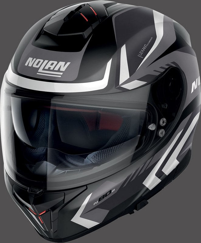 Nolan Full Face Helmet N80-8 RUMBLE N-COM, Black White | N88000578058