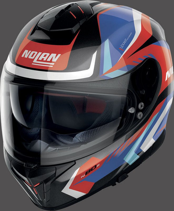 Nolan Full Face Helmet N80-8 RUMBLE N-COM, Blue Red | N88000578062