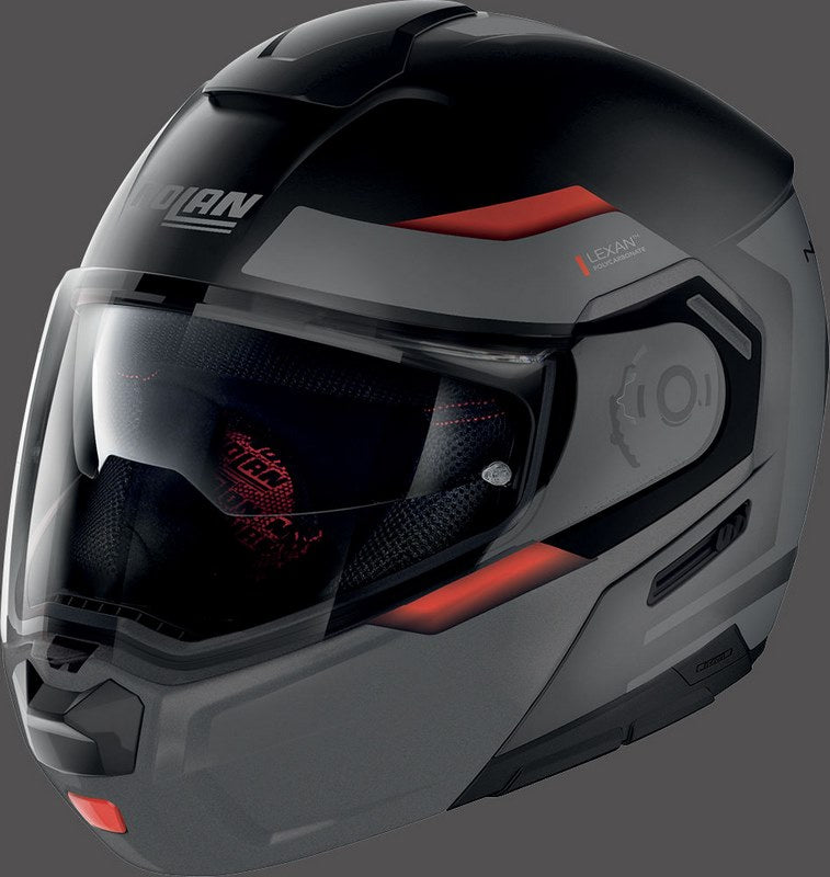 Nolan Flip-Up Helmet N90-3 REFLECTOR N-COM, FLAT BLACK | N93000537035