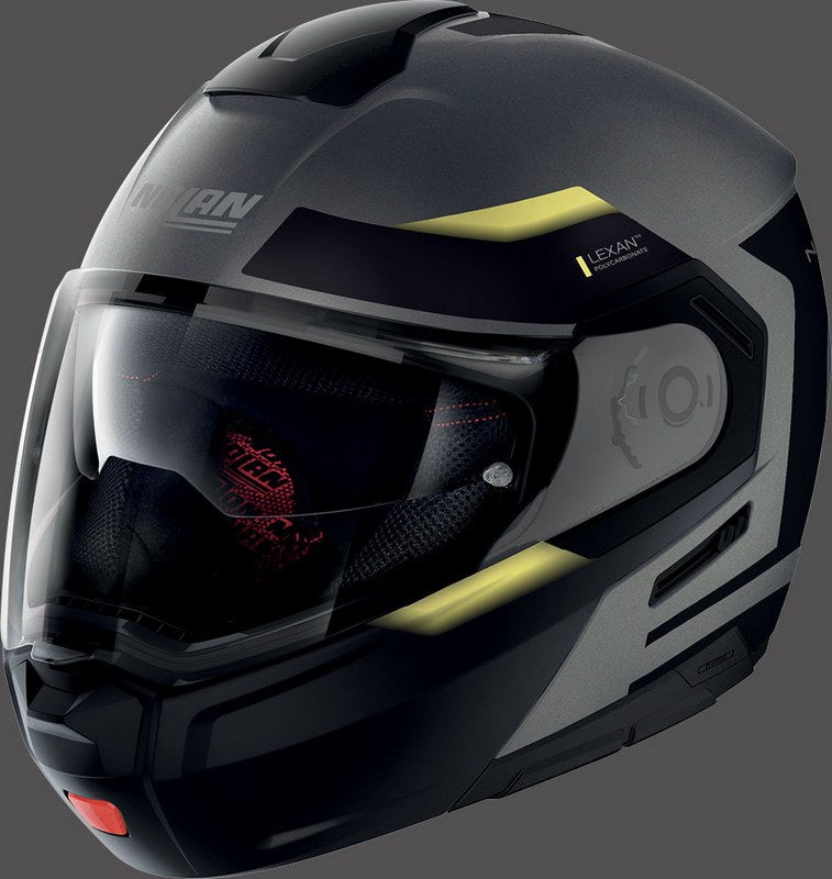 Nolan Flip-Up Helmet N90-3 REFLECTOR N-COM, FLAT LAVA GREY | N93000537036