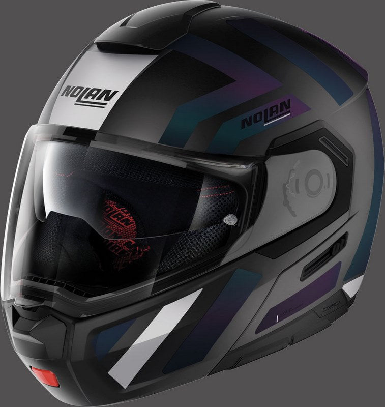 Nolan Flip-Up Helmet N90-3 LANEWAY N-COM, FLAT BLACK | N93000649040