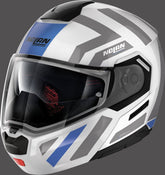 Nolan Flip-Up Helmet N90-3 LANEWAY N-COM, FLAT WHITE | N93000649041