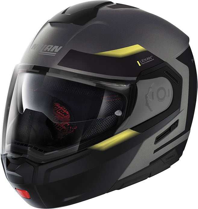 Nolan Modular Helmet N90-3 06 REFLECTOR N-C, Grey Matt Yellow | N9Z000537036