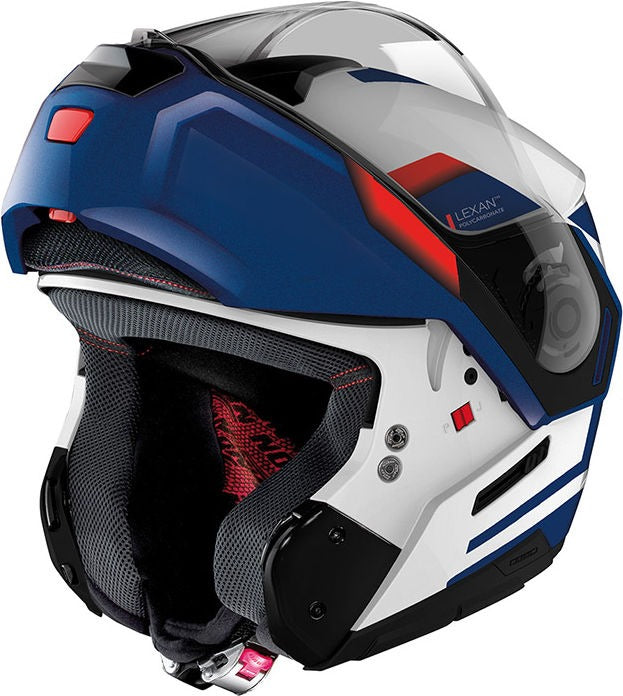 Nolan Modular Helmet N90-3 06 REFLECTOR N-C, White Blue Red | N9Z000537038