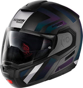 Nolan Modular Helmet N90-3 06 LANEWAY N-COM, Black Matt Purple | N9Z000649040
