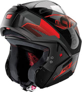 Nolan Modular Helmet N90-3 06 COMEBACK N-CO, Black Red | N9Z000663044
