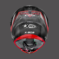 Nolan Full Face Helmet X-lite X-803 Rs Ultra Carbon Helmet Hot Lap Red | U8R000482013