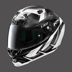 Nolan Full Face Helmet X-lite X-803 Rs Ultra Carbon Motormaster White | U8R000525052