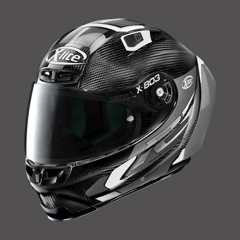Nolan Full Face Helmet X-lite X-803 Rs Ultra Carbon Skywarp Grey | U8R000539049