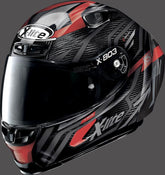 X-LITE Full Face Helmet X-803 RS DECEPTION, Ultra Carbon Deception Red | U8R000596076