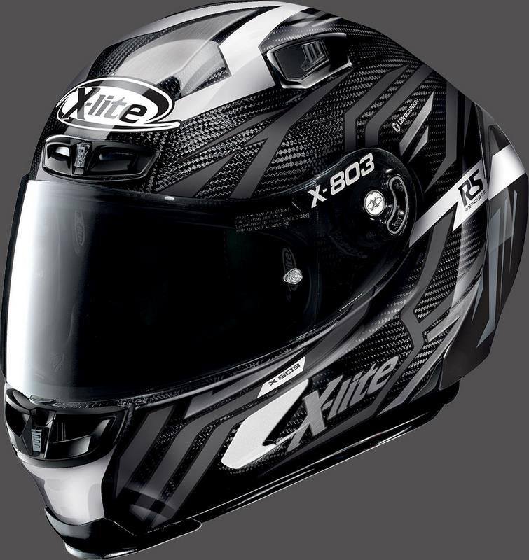 X-LITE Full Face Helmet X-803 RS DECEPTION, Ultra Carbon Deception White | U8R000596077