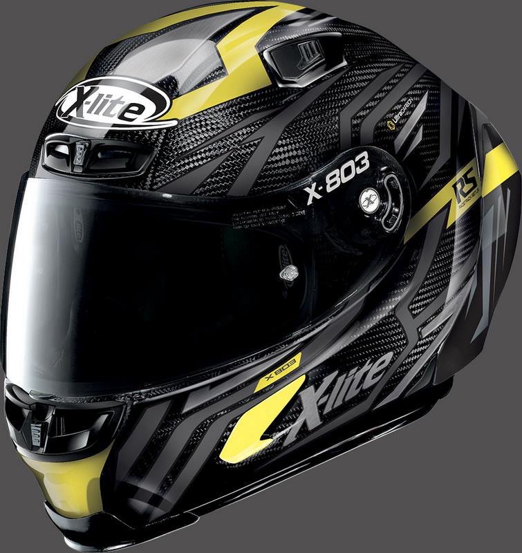 X-LITE Full Face Helmet X-803 RS DECEPTION, Ultra Carbon Deception Yellow | U8R000596078