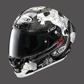 Nolan Full Face Helmet X-lite X-803 Rs Ultra Carbon Replica Checa White | U8R000606060