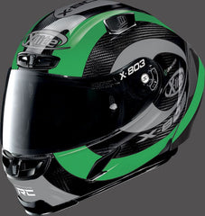 X-LITE Full Face Helmet X-803 RS HATTRICK, Ultra Carbon Hattrick Green | U8R000628075