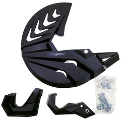 DISC & BOTTOM FORK PROTECTOR, BLACK/BLACK