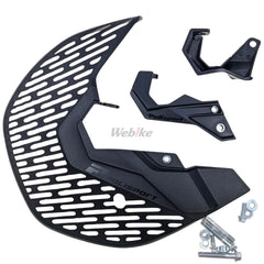 MX DISC & BOTTOM FORK GUARD, BLACK