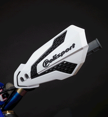 POLISPORT HANDGUARDS MX FLOW White/Black | 8308200002