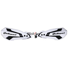 POLISPORT HANDGUARDS MX FLOW White/Black | 8308200002