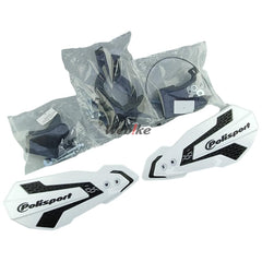 POLISPORT HANDGUARDS MX FLOW White/Black | 8308200020