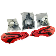 POLISPORT HANDGUARDS MX FLOW White/Red | 8308200023