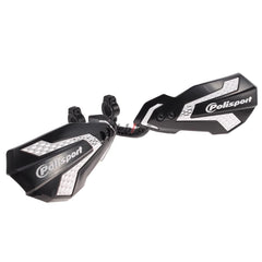 POLISPORT HANDGUARDS MX FLOW Black/White | 8308200038