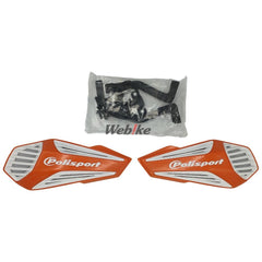 POLISPORT HANDGUARDS MX AIR Orange/White | 8308400004