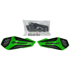 POLISPORT HANDGUARDS MX AIR Black/Green | 8308400008
