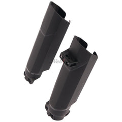 FULL WRAP FORK GUARDS, BLACK