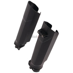 FULL WRAP FORK GUARDS, BLACK
