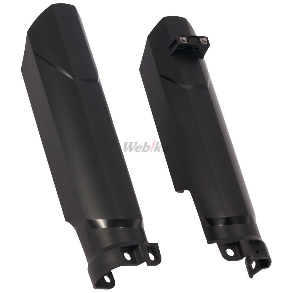 FULL WRAP FORK GUARDS, BLACK
