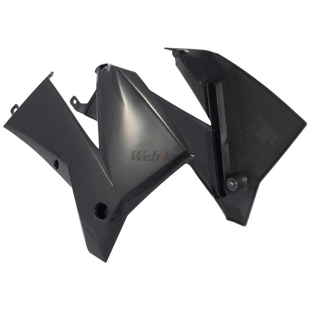 RADIATOR SCOOPS, BLACK