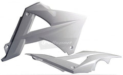 RADIATOR SCOOPS, WHITE