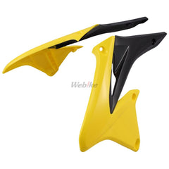 POLISPORT RADIATOR COVERS BLACK/YELLOW | 8413600003