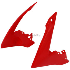 UPPER RADIATOR SCOOPS, RED