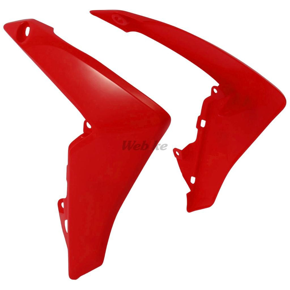 UPPER RADIATOR SCOOPS, RED