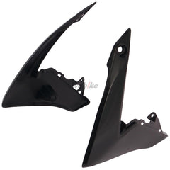 UPPER RADIATOR SCOOPS, BLACK