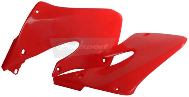 RADIATOR SCOOPS, RED