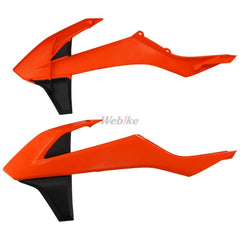 POLISPORT RADIATOR COVERS ORANGE/BLACK | 8417800001