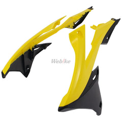 POLISPORT RADIATOR COVERS YELLOW/BLACK | 8421100001