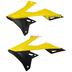 POLISPORT RADIATOR COVERS YELLOW/BLACK | 8421100001