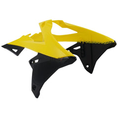 POLISPORT RADIATOR COVERS YELLOW/BLACK | 8421100001