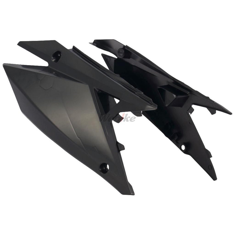 POLISPORT REAR FENDER WITH SIDE PANELS BLACK | 8421200003