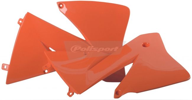 RADIATOR SCOOPS, ORANGE
