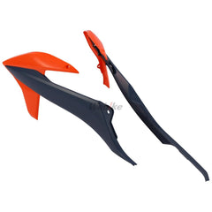 RADIATOR SCOOPS, ORANGE/BLUE