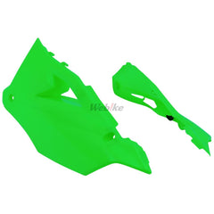 Side panels W/heat protector, GREEN