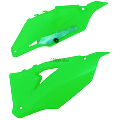 Side panels W/heat protector, GREEN