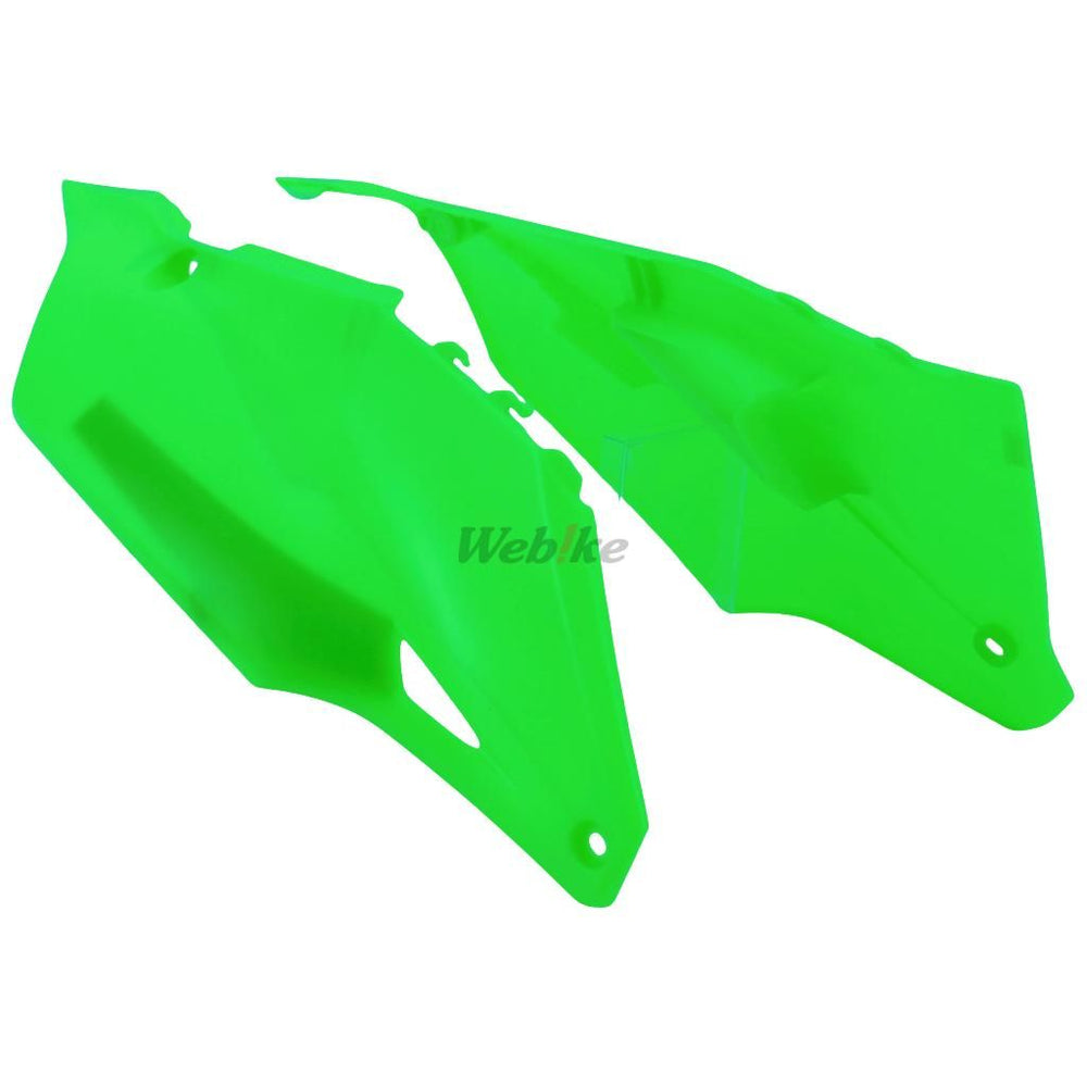Side panels W/heat protector, GREEN