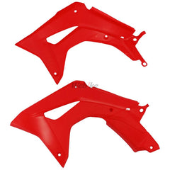 RADIATOR SCOOPS, RED
