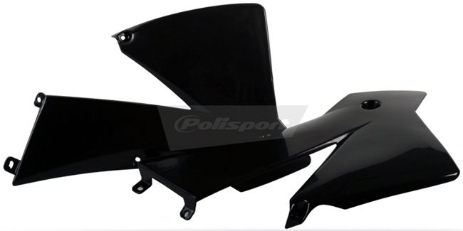 RADIATOR SCOOPS, BLACK