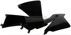 RADIATOR SCOOPS, BLACK